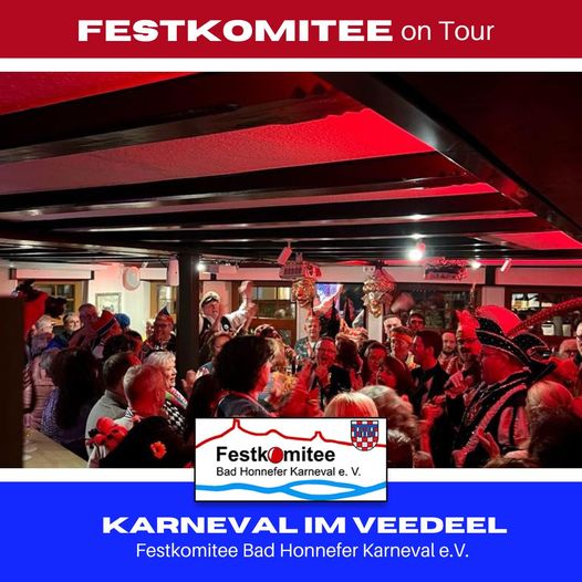 Karneval im Veedel in Rhöndorf. Volles Haus zum Auftakt.